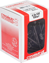 Саморез по дереву 4,8*100 (100 шт.) (Стройбат)