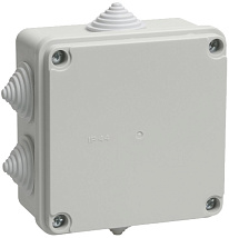 Коробка распред. о/п 100х100х50 IP55 СЕРАЯ 6 сальников КМ41234 IEK (48)