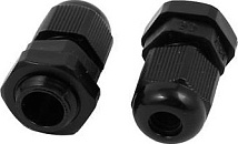 Кабельный ввод PG7 (3-6,5 мм) черный пластик IP68 (Haupa)