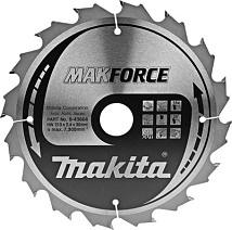 Диск для дерева MAKFORCE, 210x30x1.6x16T Makita