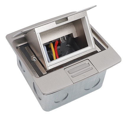 Лючок с откидной крышкой на 3 модуля IP42 нерж PRIMER IEK