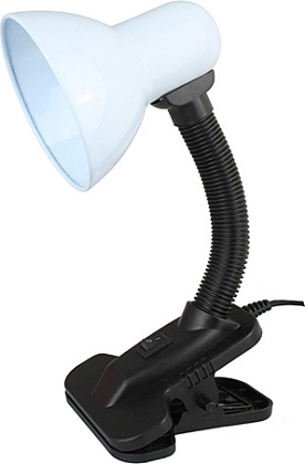 Светильник настольный UF-320P С01 E27 Белый с прищепкой Ultraflash