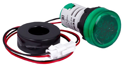 Индикатор значения тока и напряжения зеленый ED16-22AVD 100А 500В EKF