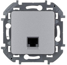 Розетка RJ-45 (1-я cat. 5e) Алюминий INSPIRIA LEGRAND