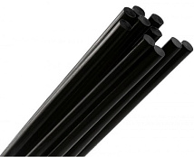 Клеевые стержни MGE-0720B (диаметр 7 мм, длина 200 мм, черный, 8 шт в уп, сильной фиксации) MaxPiler
