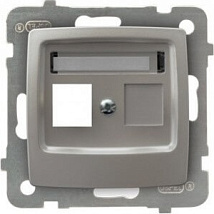 Корпус одинарной розетки KEYSTONE GPK-1S/P/43 1537