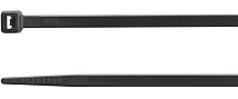 Стяжка кабельная, цвет черный, UV 300x7,6 мм (упак. 100 шт)