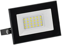 Прожектор LED СДО001-30 6500К 30Вт 2400Lm IP65 черный GENERICA