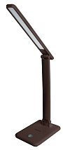 Светильник настольный Ultraflash UF-730 C10 коричневый (LED 11 Вт, 3 уровня яркости)