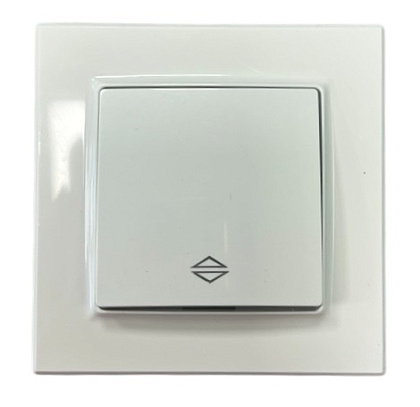 Выключатель проходной 1-кл. белый SD-P1003W "Standard" AWSproducts