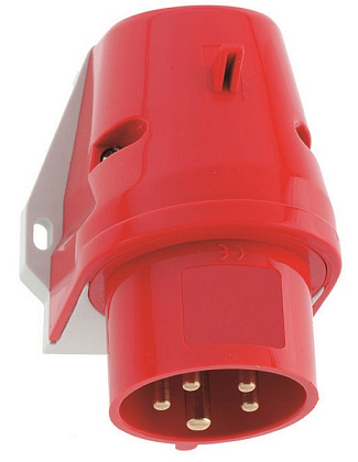 Вилка стационарная 16A 5п (3P+N+PЕ) 515 IP44, 400В, QC BALS