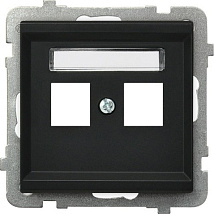 Корпус GPK-2R/p/33 1393 розетки компьютерной  двойной, без рамки