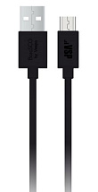 Дата-кабель USB-micro USB; 2А;3м; черный  Borasco