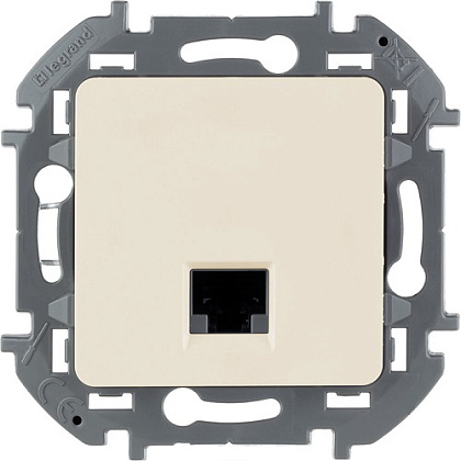 Розетка RJ-45 (1-я cat. 5e) Сл.Кость INSPIRIA LEGRAND