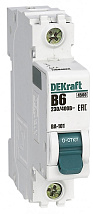 Автоматический выключатель ВА-101 B6/1 4.5кА Dekraft