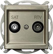 Розетка GPA-RMS/37 RTV-SAT 1171 (без рамки)