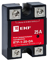 Реле твердотельное однофазное RTP-25-DA EKF