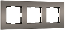 Рамка 3-я Бронза матовый Slab WERKEL