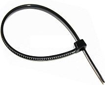 Хомут 4,8*200 черный нейлон UV (100 шт.) КСС-А (IN HOME)
