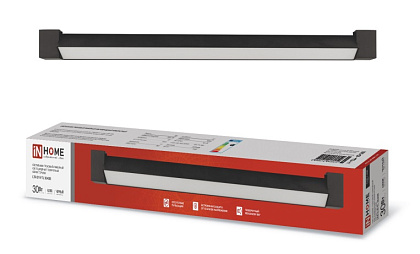 Светильник LED трековый поворотный LTR-01R-TL 30Вт 4000К 3000Лм 475мм IP40 120 градусов черный серии