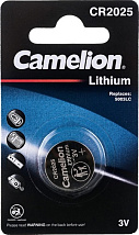 Элемент питания Camelion CR2025 BL-1 (литиевая,3V)