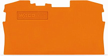 Пластина боковая клемм 2006-12 оранж. WAGO