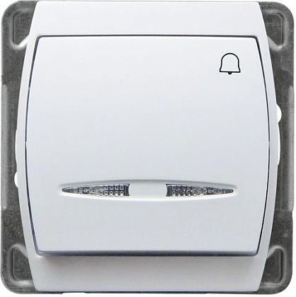 Кнопка звонка LP-6JS 351 с подсветкой (без рамки)