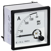 Амперметр Э47 150/5А кл. точн. 1,5 96х96мм ИЭК (акц)