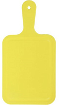 Доска разделочная, пластик, 33х17х0,2 см (цвет белый, желтый, зеленый) КОШКИН ДОМ