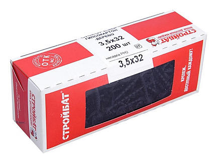 Саморез по дереву 3,5*32 (200 шт.) (Стройбат)