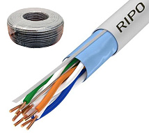 Кабель RIPO FTP4 CAT5E 24AWG CCA (бухтами по 100м)