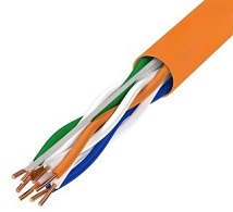 Кабель UTP4 CAT5E 050 INDOOR CU (медь) LSZH оранжевый AWSPRODUCTS