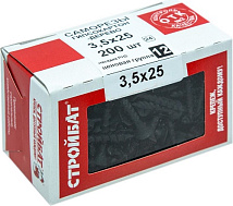 Саморез по дереву 3,5*25 (200 шт.) (Стройбат)