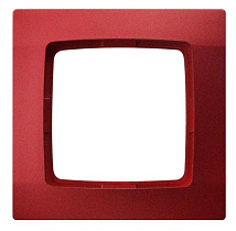 Рамка одинарная R-1S/55 1549 красный перламутр