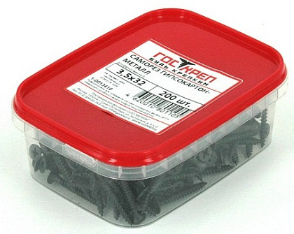 Саморез по металлу 3,5*35 (200 шт.) (ГОСКРЕП), уп