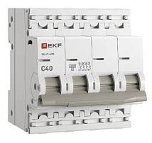 Автоматический выключатель ВА 47-63N C40/4 6кА Proxima EKF (без НДС)