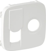 Лицевая панель для Розетки TV+RJ45 Белая ALLURE LEGRAND