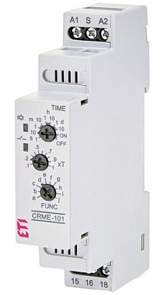 Реле времени CRME-101 UNI 250V AC/24VDC (16A/AC1)