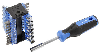 Набор отверток и бит 34 шт. HOEGERT, ком