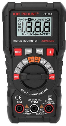 Мультиметр цифровой KT 130A серия PROLINE (КВТ)