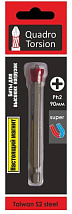 Бита 1/4" Ph2х90мм магнитная (1 ) Quadro Torsion