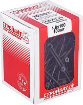Саморез по металлу 4,8*100 (100 шт.) (Стройбат)