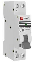 АВДТ-63М C10/1+N 30мА, 1 мод., тип АС, 6кА PROXIMA EKF