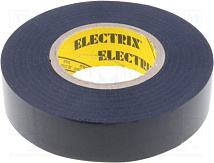 Изолента ПВХ черная (0.18*19*18) (ANTICOR) ELECTRIX 200 Premium