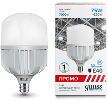 Лампа Gauss Elementary LED T140 E40 75W 7000lm 180-240V 6500K 1/12