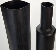 Термоусаживаемая трубка ТТУнг-LS 3/1,5 черная (1м) (IEK)