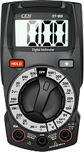 Мультиметр цифровой DT-660 CEM (U пост./перем. 600В, погр. 1,2%, I перем. 10A, погр. 1,2%, измерение