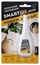 Супер-клей универсальный SmartFix GLUE, 20 гр, бл. 1 шт, A.D.M./96/12