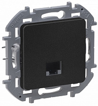Розетка RJ-45 (1-я cat. 5e) Антрацит INSPIRIA LEGRAND