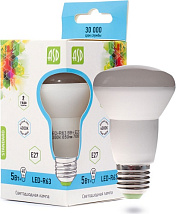 Лампа LED-R63-standard 5Вт 220В Е27 4000K 400Лм ASD